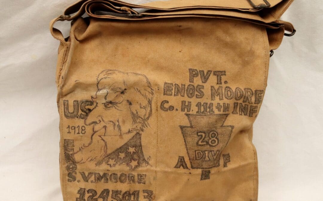 Folk Art Gas Mask Bag