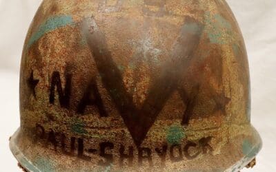 PAUL SHAYOCK USN HELMET